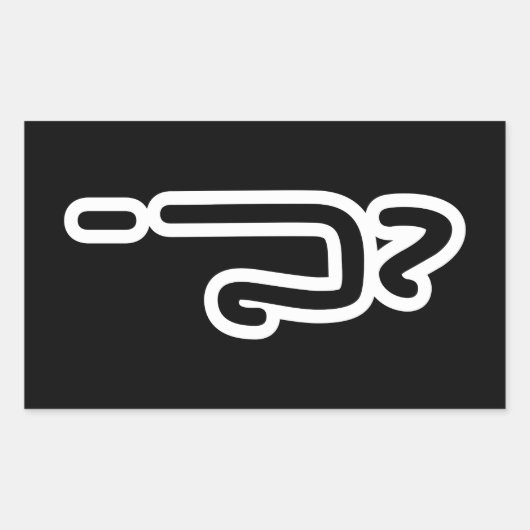 Grootvader Thai (vaderlijk) - ปู่ / Pu Rechthoekige Sticker (Voorkant)