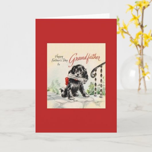  Grootvader Vaderdag Kaart (Gele Bloem)