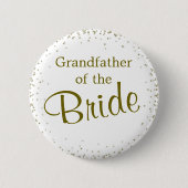 Grootvader van de Bride Confetti Button (Voorkant)
