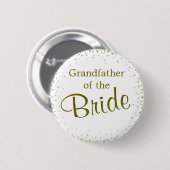 Grootvader van de Bride Confetti Button (Voorkant /achterkant)
