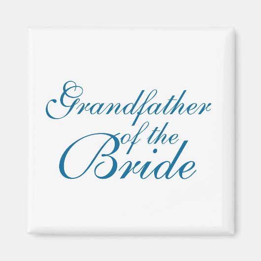 Grootvader van de Bride Magneet (Voorkant)