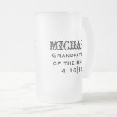 Grootvader van de Bride-Mok Matglas Bierpul (Voorkant rechts)