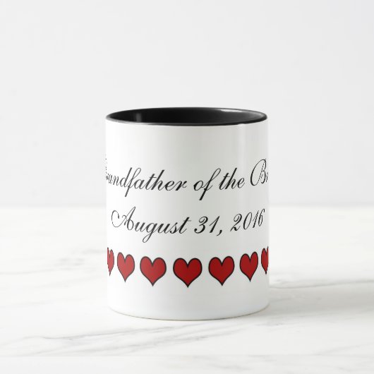 Grootvader van de Bride | Weddenschap Mok (Midden)