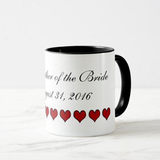 Grootvader van de Bride | Weddenschap Mok (Voorkant rechts)