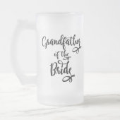 Grootvader van de bruid matglas bierpul (Links)