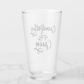 Grootvader van de bruidegom glas (Achterkant)