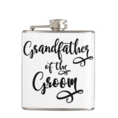 Grootvader van de bruidegom heupfles (Voorkant)