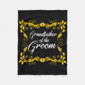 Grootvader van de bruidegom Matching Bachelorette  Fleece Deken (Voorkant)