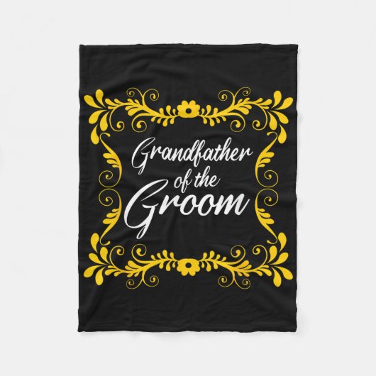 Grootvader van de bruidegom Matching Bachelorette  Fleece Deken (Voorkant)