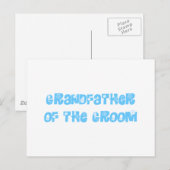 Grootvader van de Groom Briefkaart (Voorkant / Achterkant)