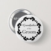 Grootvader van de Groom Ronde Button 5,7 Cm (Voorkant /achterkant)