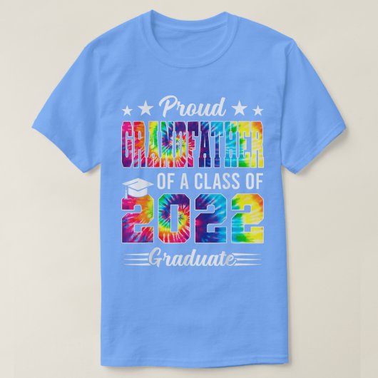 Grootvader van de rode 2022-kleurstof Afstuderen S T-shirt (Design voorkant)