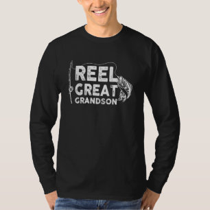 Grootvader van de spoel vissen Papa of visser Opa T-shirt