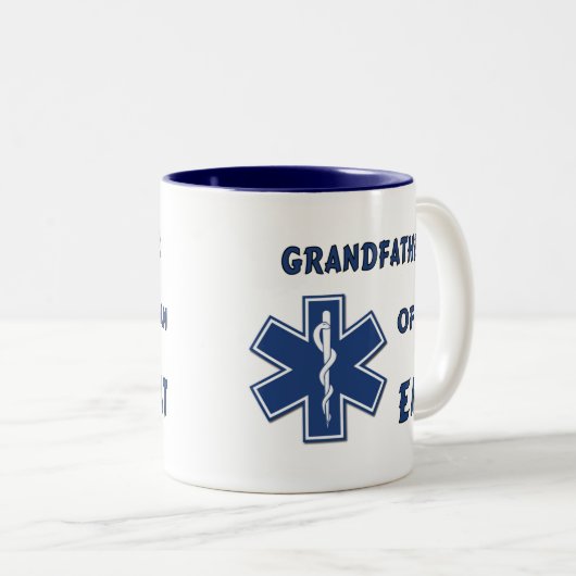 Grootvader van een EMT Tweekleurige Koffiemok (Voorkant rechts)