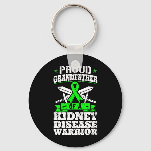 Grootvader van een kennis over nierziekte sleutelhanger (Voorkant)