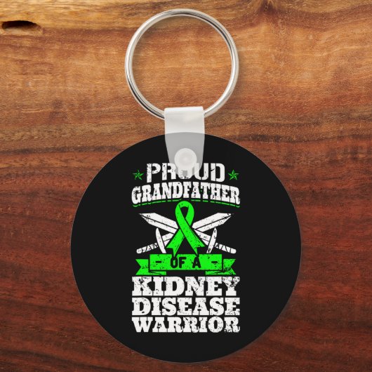 Grootvader van een kennis over nierziekte sleutelhanger (Voorkant)