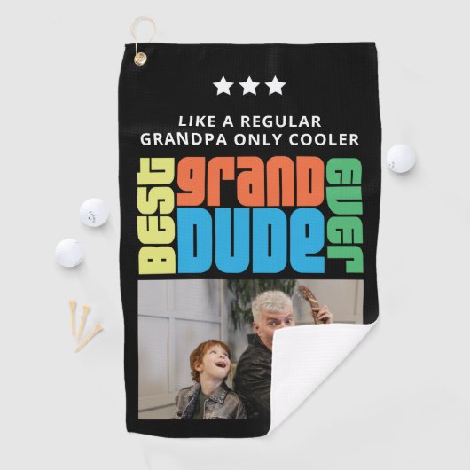 Grootvader van Grand Man Foto Golfhanddoek (Insitu)