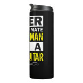 Grootvader van Mannen bagagespeler Thermosbeker (Geroteerd rechts)