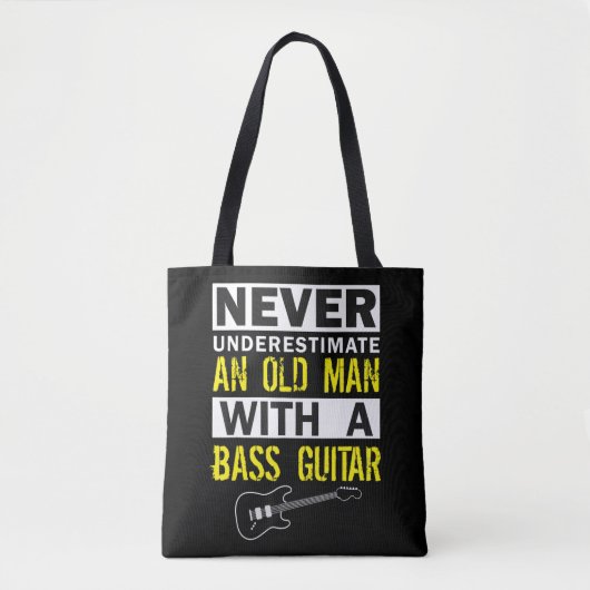 Grootvader van Mannen bagagespeler Tote Bag (Voorkant)