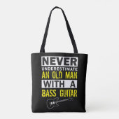 Grootvader van Mannen bagagespeler Tote Bag (Achterkant)