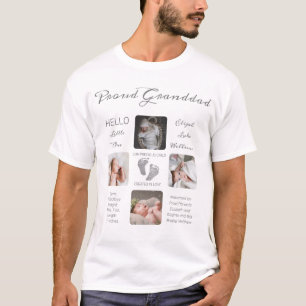 Grootvader van meerdere foto's t-shirt