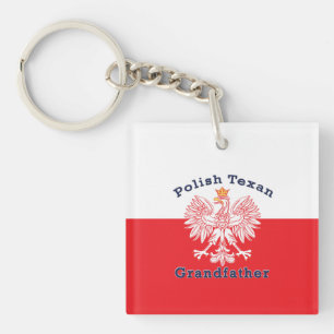 Grootvader van Poolse Texan Eagle Sleutelhanger