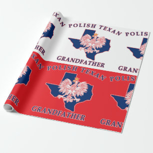 Grootvader van Poolse textiel Cadeaupapier