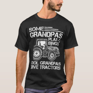 Grootvader van tractor Farmer Ranch grootouders T-shirt