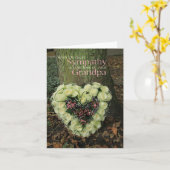 Grootvader verliest Roos sympathie Kaart (Gele Bloem)