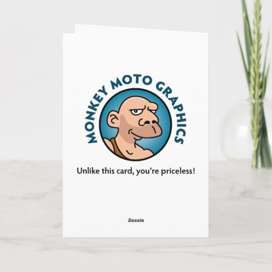 Grootvader Verzekering Verjaardag Kaart (Achterkant)