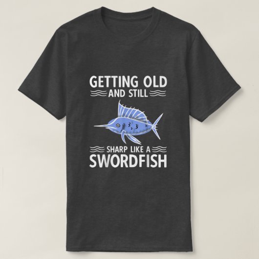 Grootvader Vist zwaardvis T-shirt (Design voorkant)