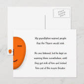 Grootvader waarschuwde Titanic Sink Funny Humor Jo Briefkaart (Voorkant / Achterkant)