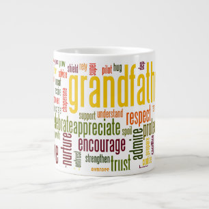Grootvader Word Cloud Mok