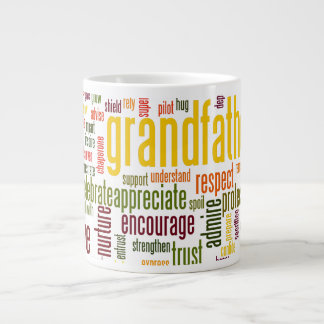 Grootvader Word Cloud Mok