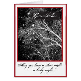 Grootvader, zwarte en witte kerstavond