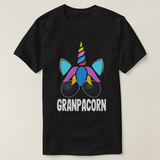 Grootvaderkorrel Grappige Eenhoorn Opa Vaderdag Ca T-shirt (Design voorkant)