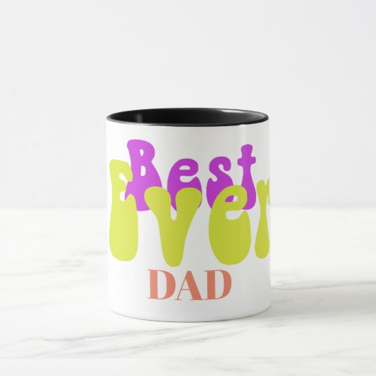 Grootvaders dag dag moderne tekst mok (Midden)