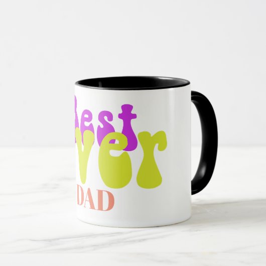 Grootvaders dag dag moderne tekst mok (Voorkant rechts)