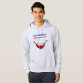 Grootvaders grote, grappige glimlach - Opa Hoodie (Voorkant volledig)
