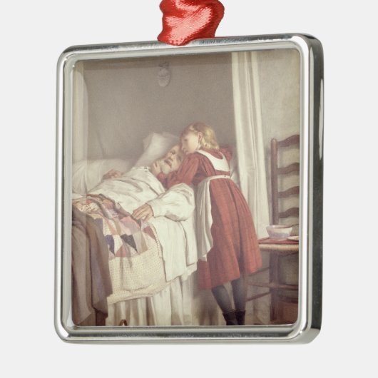 Grootvaders kleine zuster metalen ornament (Links)