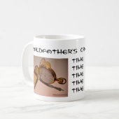 Grootvaders tijd voor koffie koffiemok (Voorkant links)