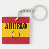 Grootvaders van Spanje: Abuelo Numero Uno Sleutelhanger (Achterkant)