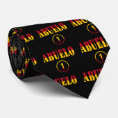 Grootvaders van Spanje: Abuelo Numero Uno Stropdas (Opgerold)