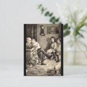 Grootvaders Vintage 1918 Briefkaart (Staand voorkant)