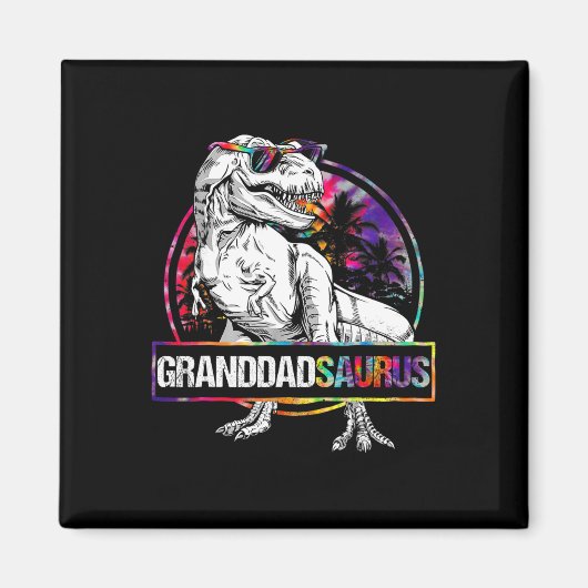 Grootvadersaurus Dinosaur Opa Saurus Bijpassende T Magneet (Voorkant)