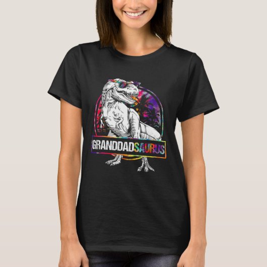 Grootvadersaurus Dinosaur Opa Saurus Bijpassende T T-shirt (Voorkant)