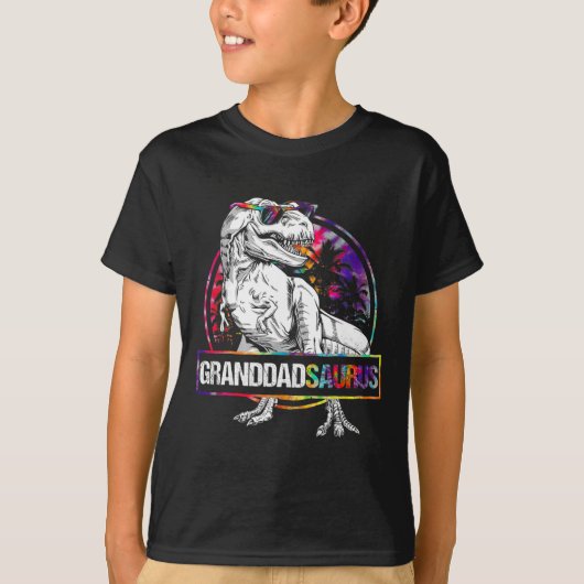 Grootvadersaurus Dinosaur Opa Saurus Bijpassende T T-shirt (Voorkant)