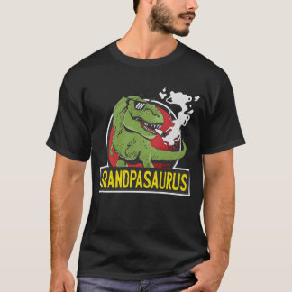 Grootvadersaurus Rook Re Dinosaur Opa vrienden T-shirt