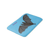 Grootvampiervleermuis cartoon badmat (Gekanteld)