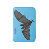 Grootvampiervleermuis cartoon badmat (Voorkant Verticaal)